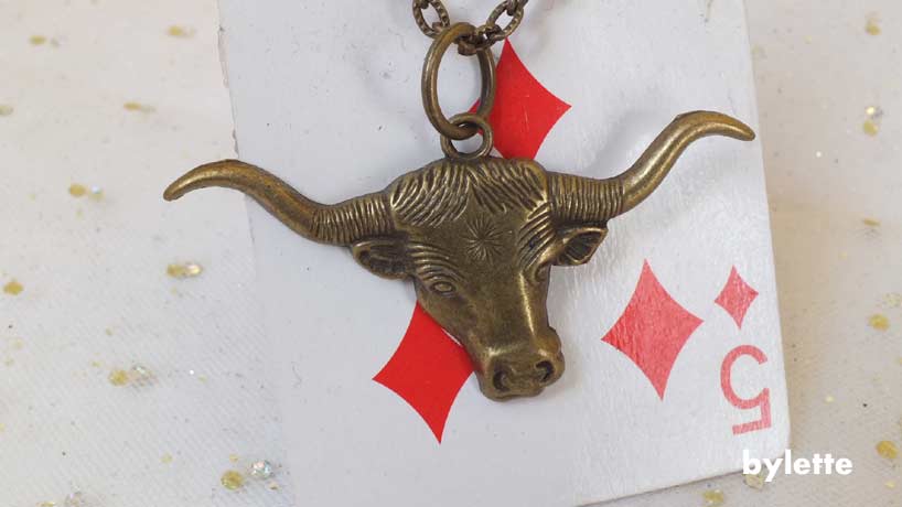 Necklace Bronze Taurus